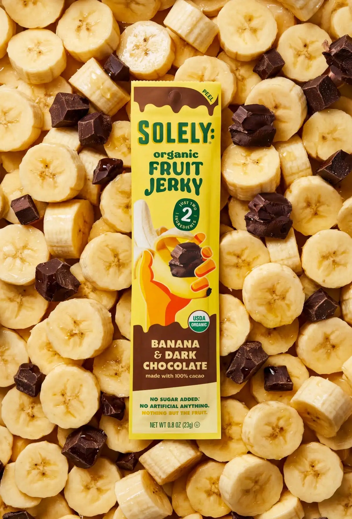 Organic Banana And Chocolate Fruit Jerky